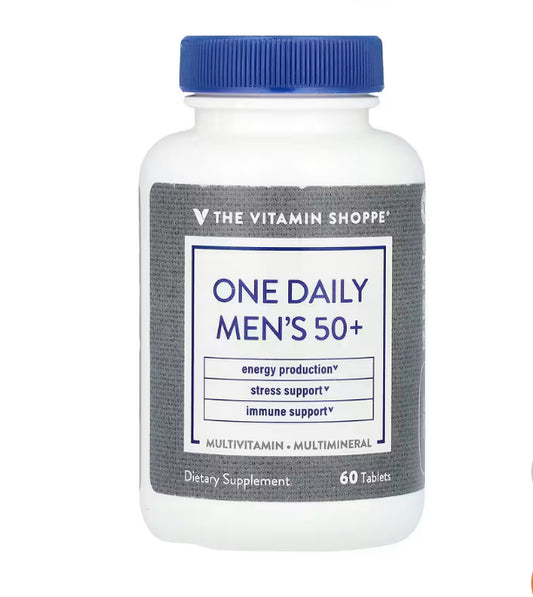 The Vitamin Shoppe
One Daily Men's 50+, 60 Tablets