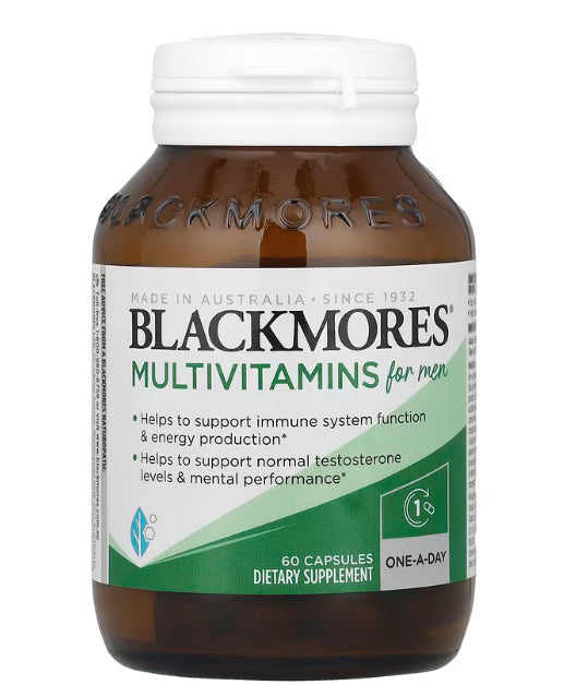 Blackmores
Multivitamins For Men, 60 Capsules