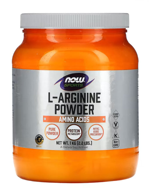 NOW Foods
Sports, L-Arginine Powder, 2.2 lbs (1 kg)