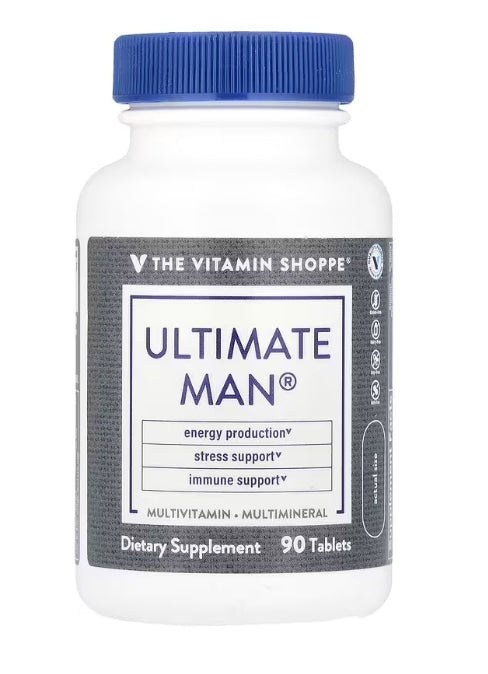 The Vitamin Shoppe
Ultimate Man®, Multivitamin & Multimineral, 90 Tablets