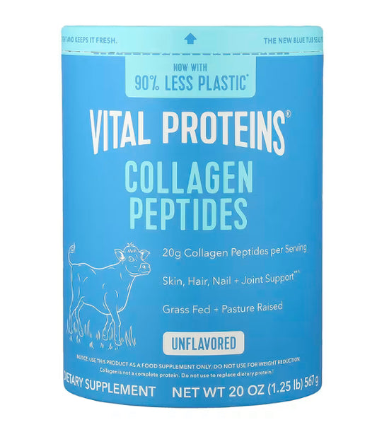 Vital Proteins
Collagen Peptides, Unflavored, 20 oz (567 g)