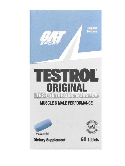 GAT
Testrol® Original, Testosterone Booster, 60 Tablets