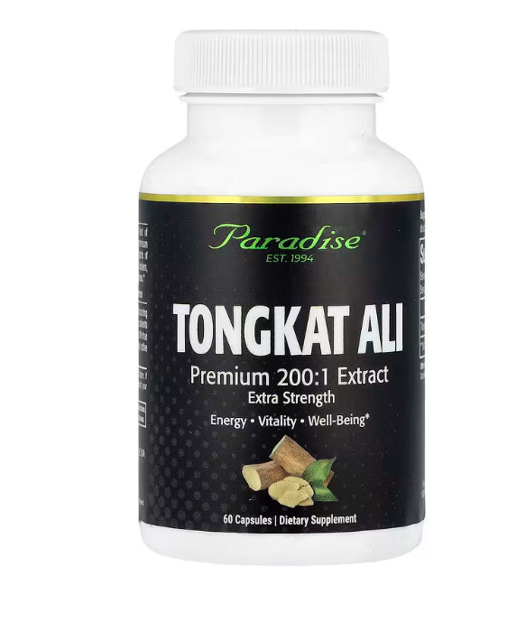 Paradise Herbs
Tongkat Ali, 60 Capsules (250 mg per Capsule)