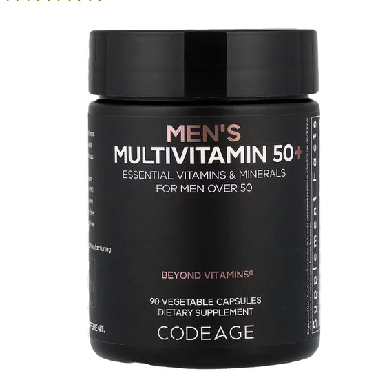 Codeage
Men's Multivitamin 50+, 90 Vegetable Capsules