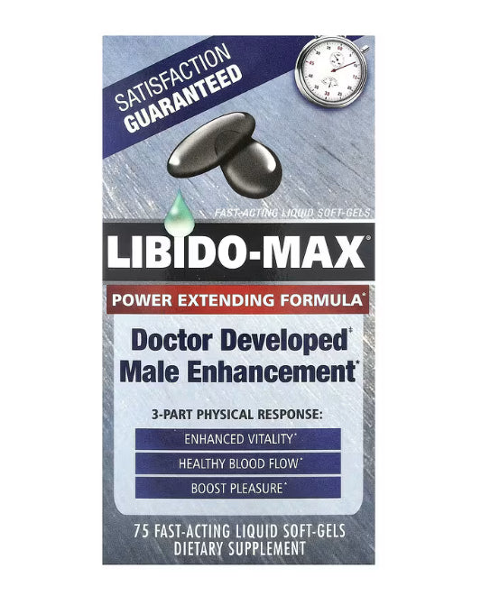 Applied Nutrition
Libido-Max®, 75 Fast-Acting Liquid Soft-Gels