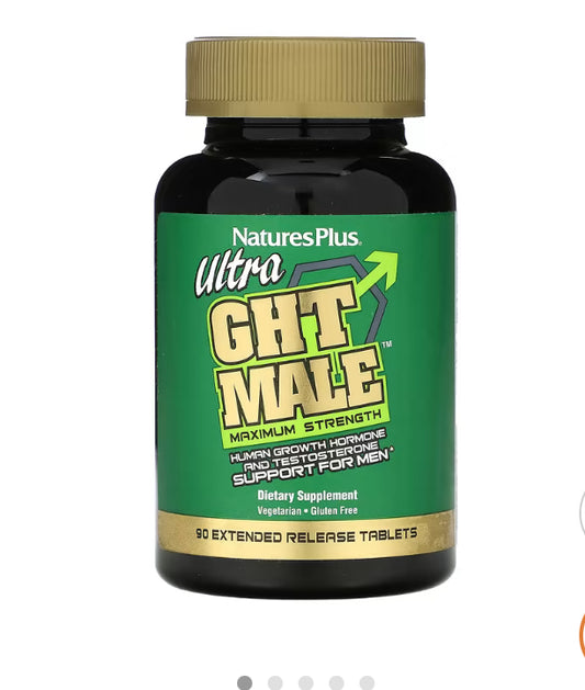 NaturesPlus
Ultra GHT Male, 90 Extended Release Tablets