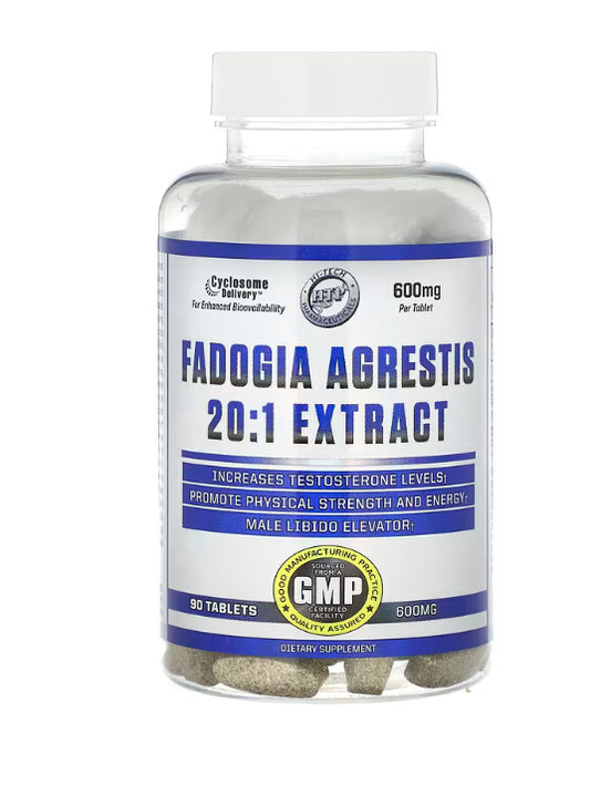 Hi Tech Pharmaceuticals
Fadogia Agrestis 20:1 Extract, 600 mg, 90 Tablets