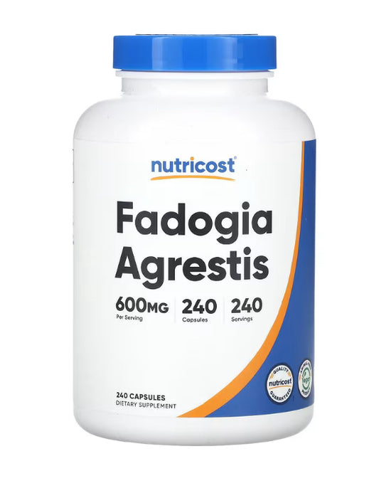 Nutricost
Fadogia Agrestis, 600 mg, 240 Capsules
