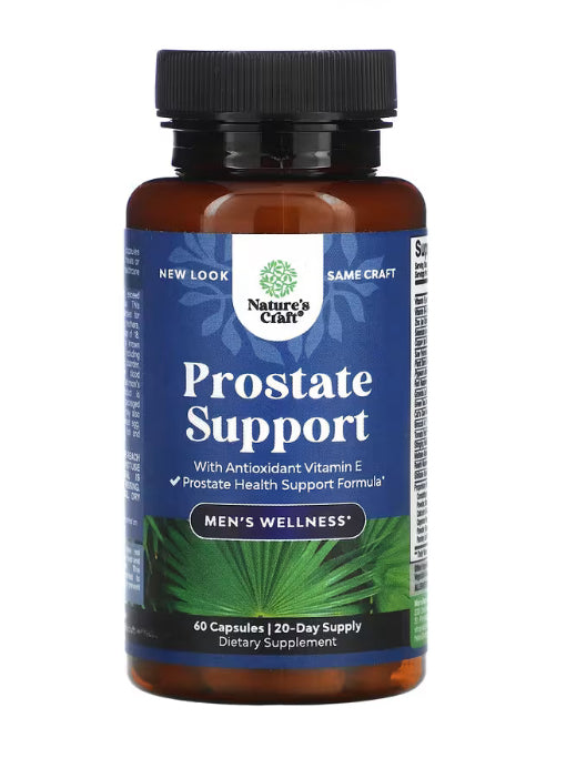 Nature's Craft
Prostate Support, 60 Capsules