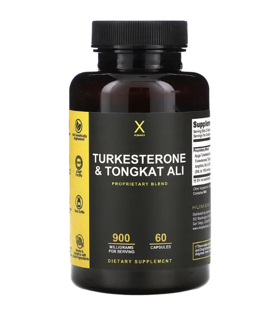 Humanx
Turkesterone & Tongkat Ali, 60 Capsules