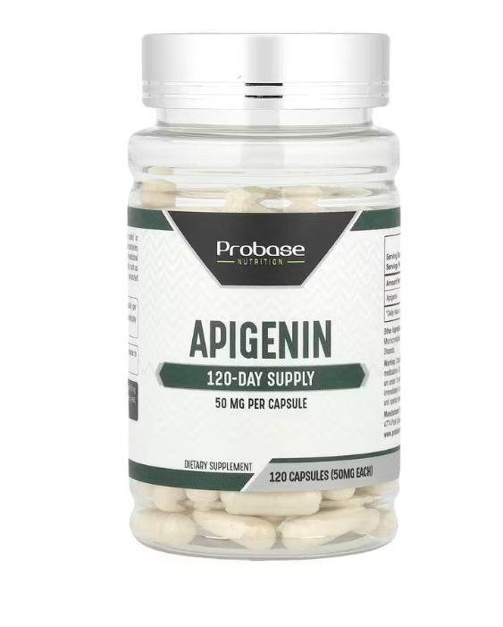 Probase Nutrition
Apigenin, 50 mg, 120 Capsules
