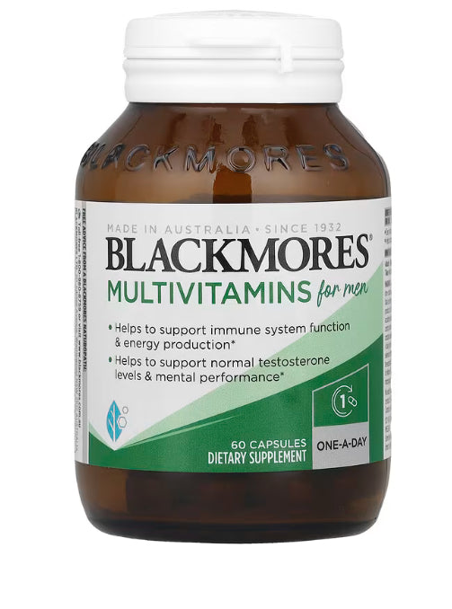 Blackmores
Multivitamins For Men, 60 Capsules