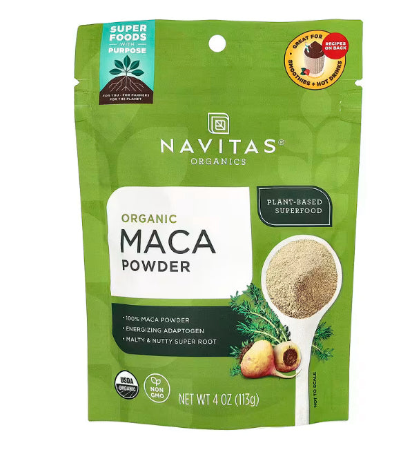 Navitas Organics
Organic Maca Powder, 4 oz (113 g)
