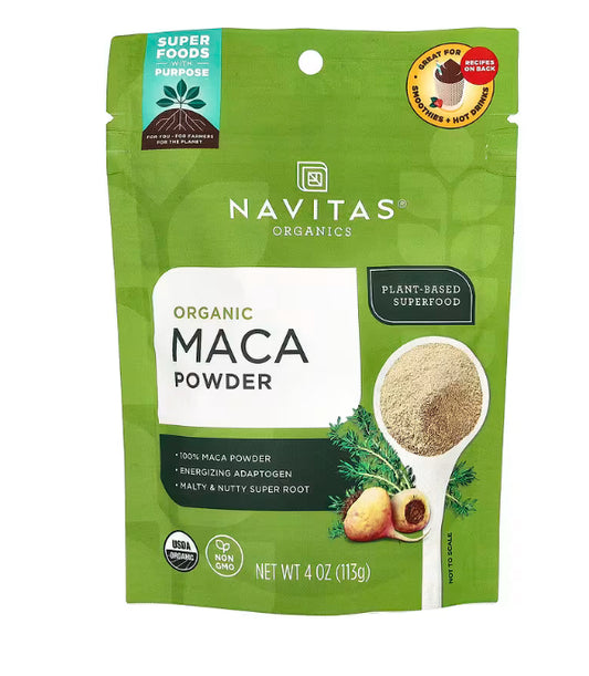 Navitas Organics
Organic Maca Powder, 4 oz (113 g)