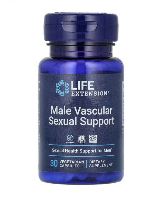 Life Extension
Male Vascular Sexual Support, 30 Vegetarian Capsules