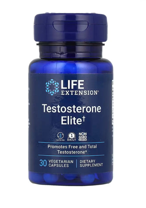 Life Extension
Testosterone Elite, 30 Vegetarian Capsules