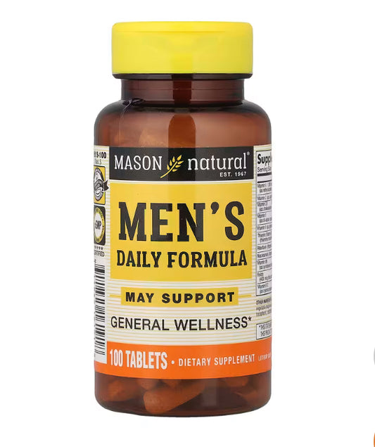 Mason Natural
Men's Daily Formula, 100 Tablets