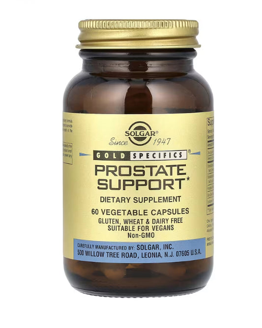 Solgar
Gold Specifics, Prostate Support, 60 Vegetable Capsules