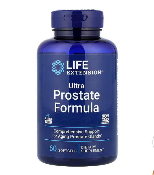 Life Extension
Ultra Prostate Formula, 60 Softgels