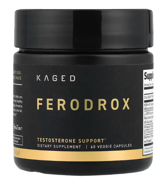Kaged
Ferodrox, 60 Veggie Capsules