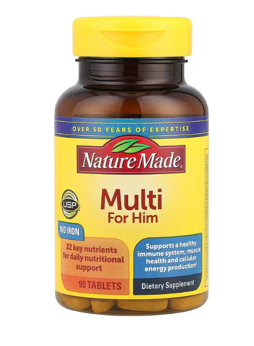 Nature Made
Multi for Him, 90 Tablets