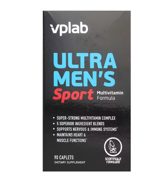 Vplab
Ultra Men’s Sport Multivitamin Formula, 90 Caplets