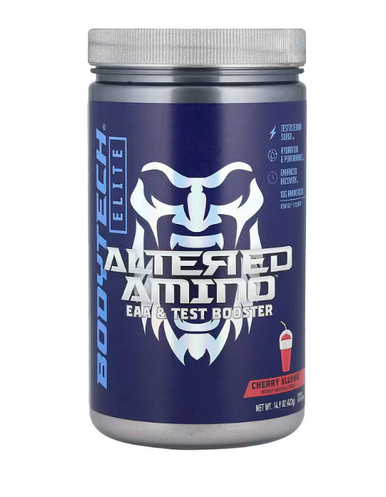 BodyTech
Elite, Altered Amino ™, EAA & Test Booster, Cherry Slushie, 14.9 oz (423 g)