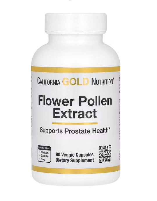 California Gold Nutrition
Flower Pollen Extract Blend, 90 Veggie Capsules