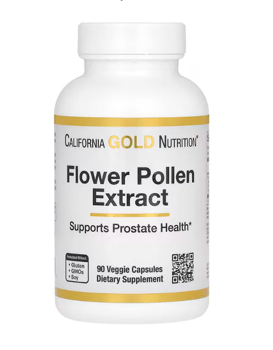 California Gold Nutrition
Flower Pollen Extract Blend, 90 Veggie Capsules
