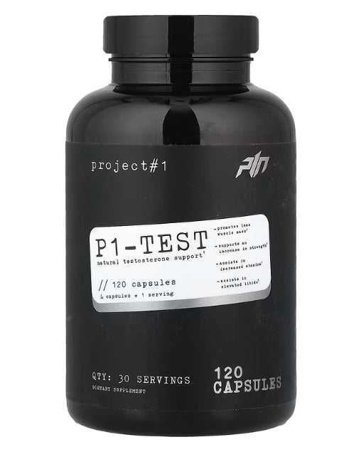 Project 1 Nutrition
P1-Test, 120 Capsules