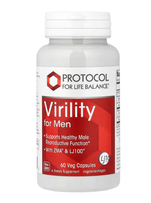 Protocol for Life Balance
Virility For Men, 60 Veg Capsules