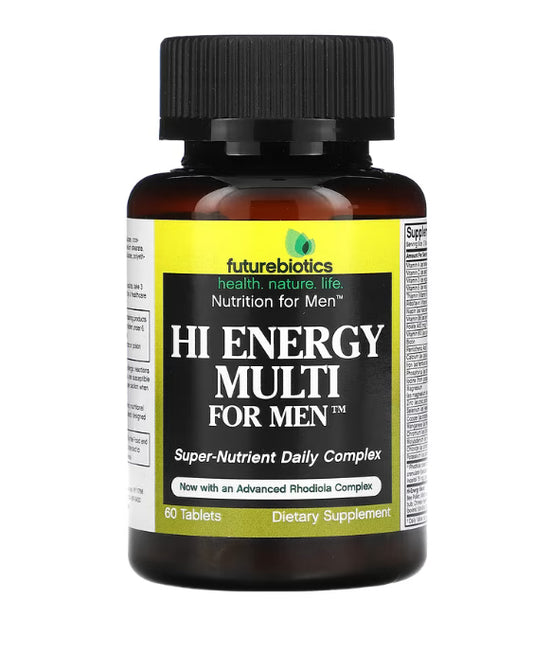 Futurebiotics
Hi Energy Multi For Men, 60 Tablets