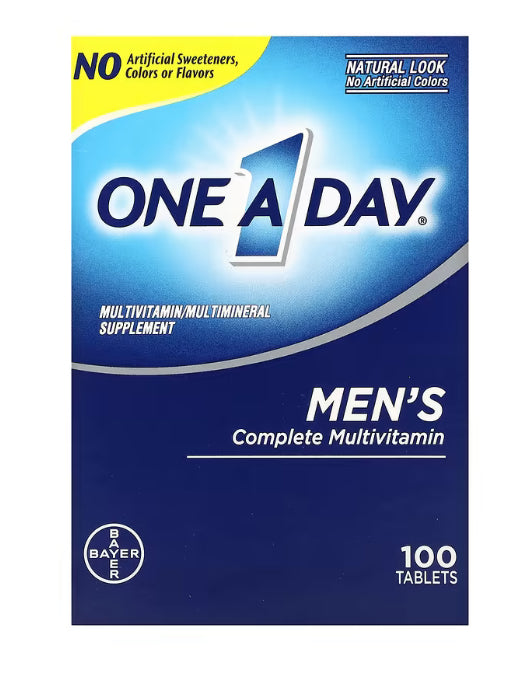 One-A-Day
Men's Complete Multivitamin, 100 Tablets