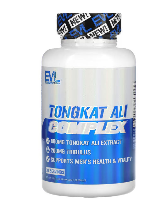 EVLution Nutrition
Tongkat Ali Complex, 60 Veggie Capsules