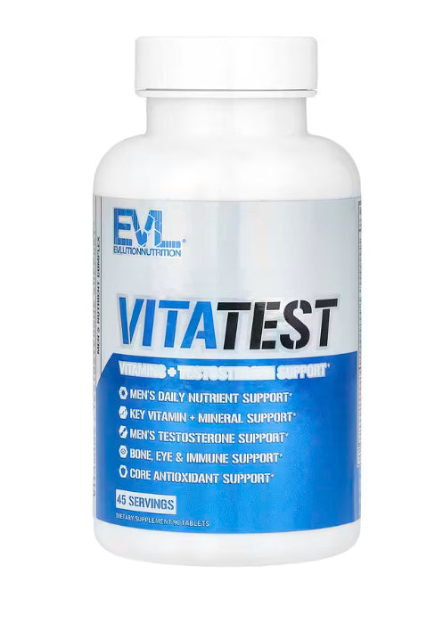 EVLution Nutrition
VitaTest, Men's Nutrient Complex, 90 Tablets