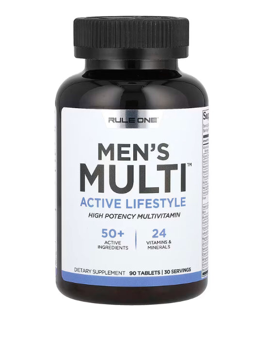 Rule One Proteins
Men's Multi™, Active Lifestyle, 90 Tablets