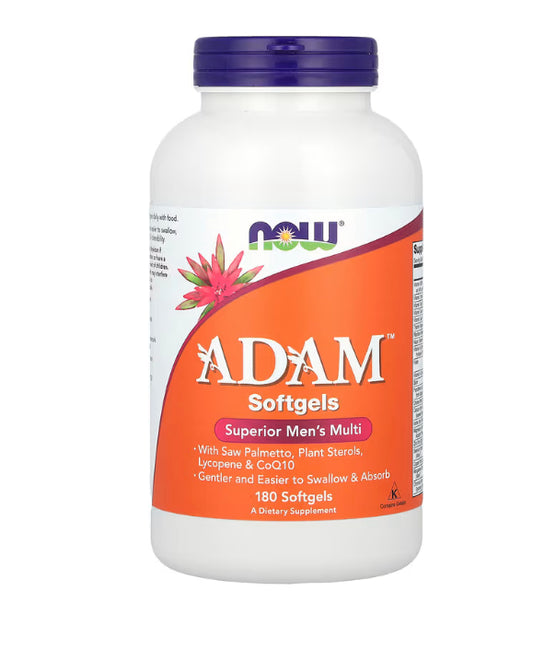 NOW Foods
ADAM™, Superior Men's Multi, 180 Softgels