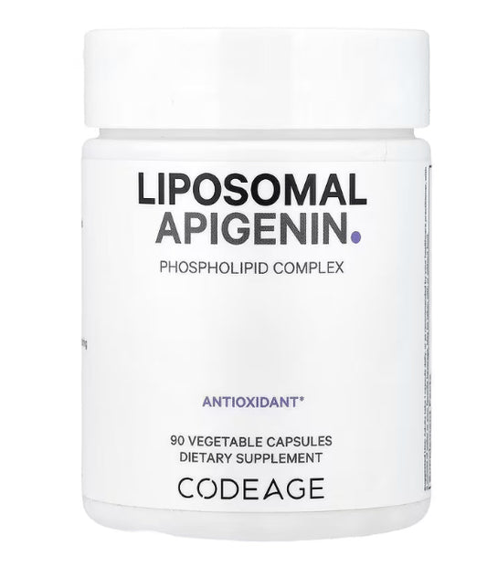 Codeage
Liposomal Apigenin, Phospholipid Complex, 90 Vegetable Capsules (50 mg per Capsule)