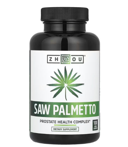 Zhou Nutrition
Saw Palmetto, 100 Veggie Capsules