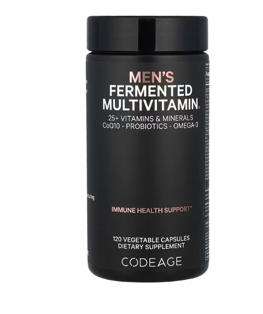 Codeage
Men's Fermented Multivitamin, 120 Vegetable Capsules