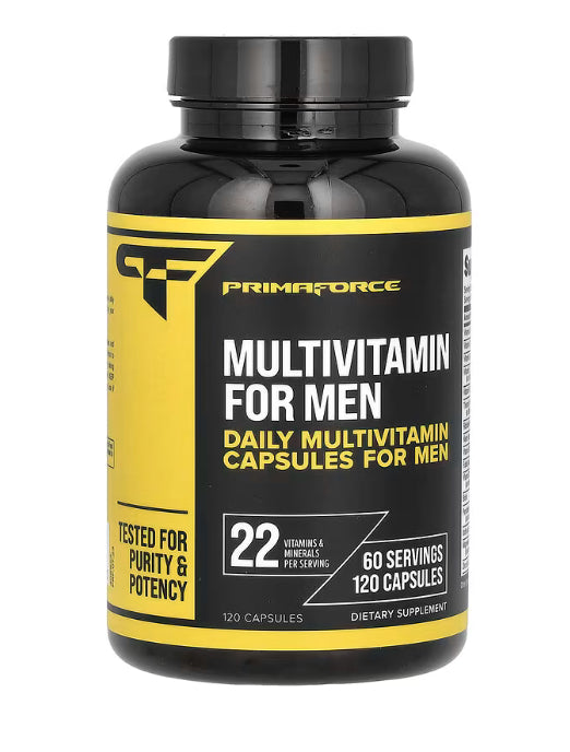 Primaforce
Multivitamin For Men, 120 Capsules