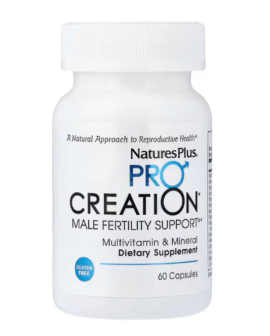 NaturesPlus
ProCreation, Male Fertility Support, 60 Capsules